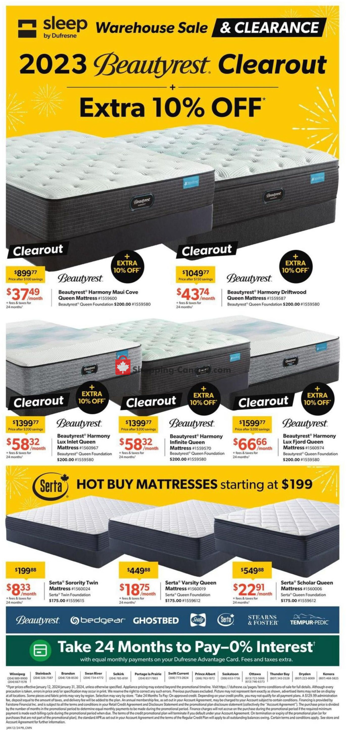 Dufresne flyer from Friday January 12, 2024 to Wednesday January 31, 2024 - page 8