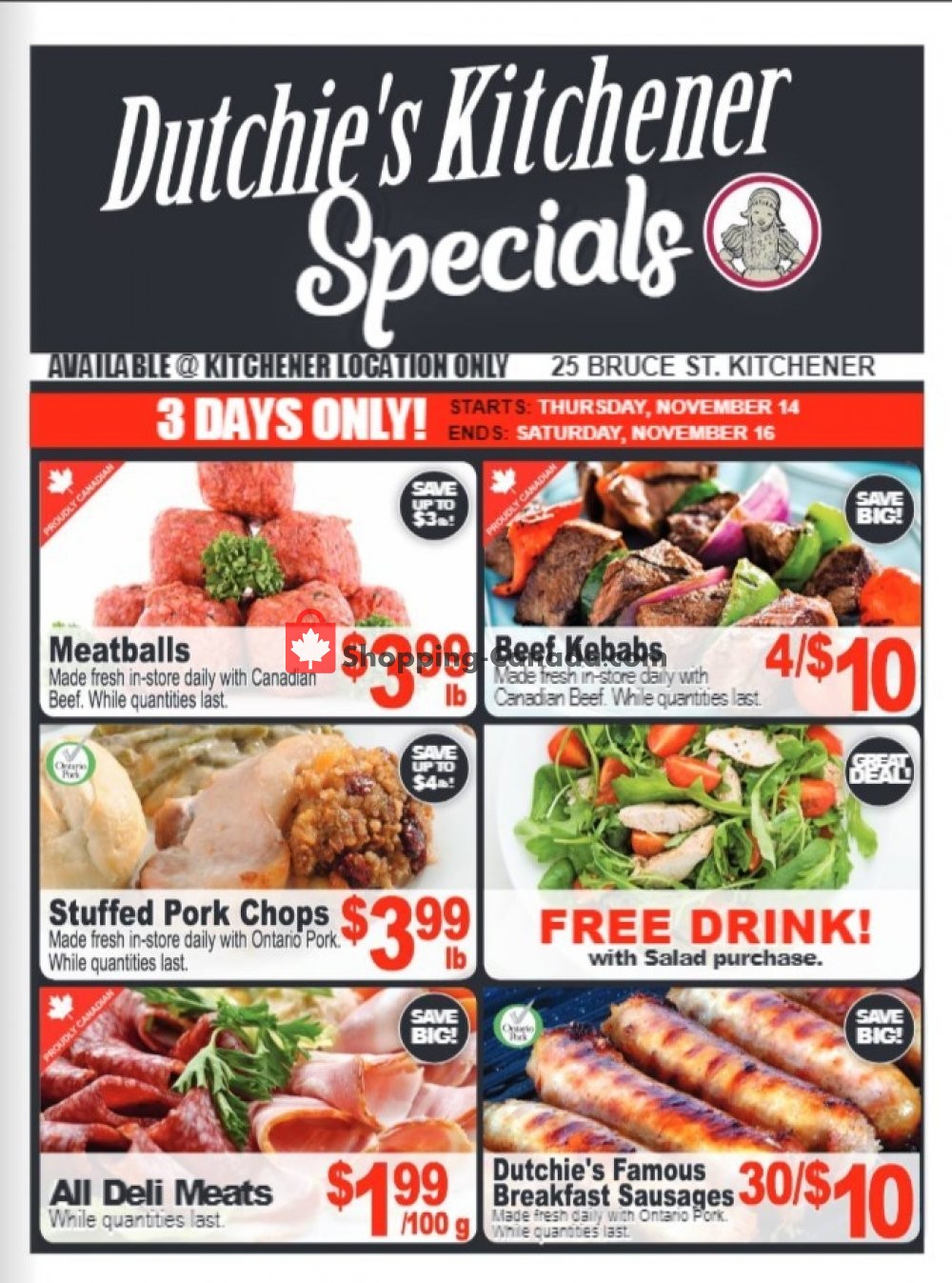 Dutchie's Fresh Market flyer from Thursday November 14, 2019 to Saturday November 16, 2019 - page 3
