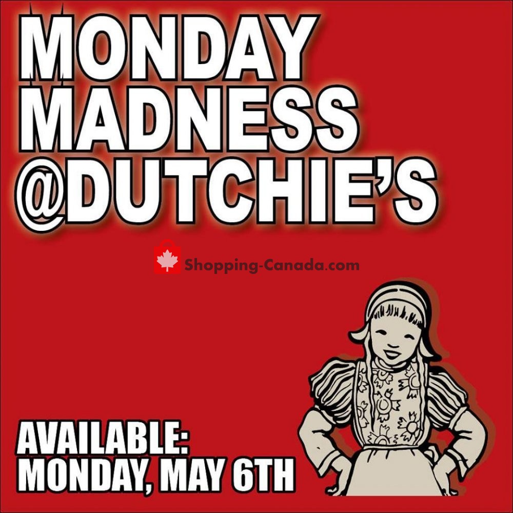 Dutchie's Fresh Market flyer from Monday May 6, 2019 to Monday May 6, 2019 - page 1