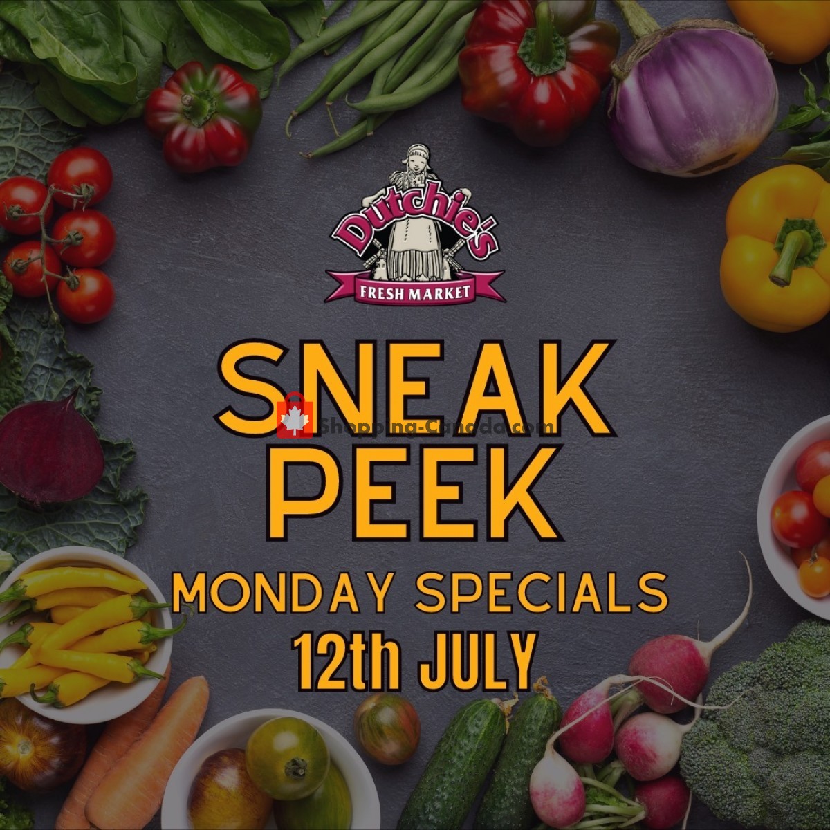 Dutchie's Fresh Market flyer from Monday July 12, 2021 to Monday July 12, 2021 - page 1