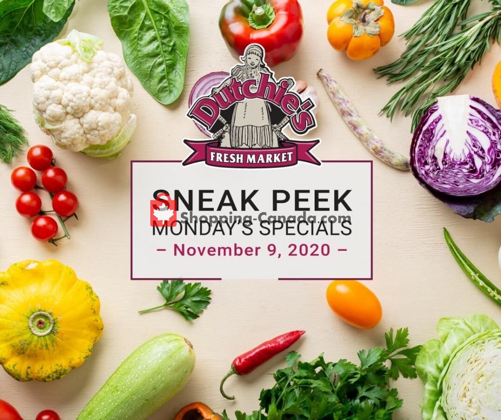 Dutchie's Fresh Market Canada, flyer - (Monday's Specials ...