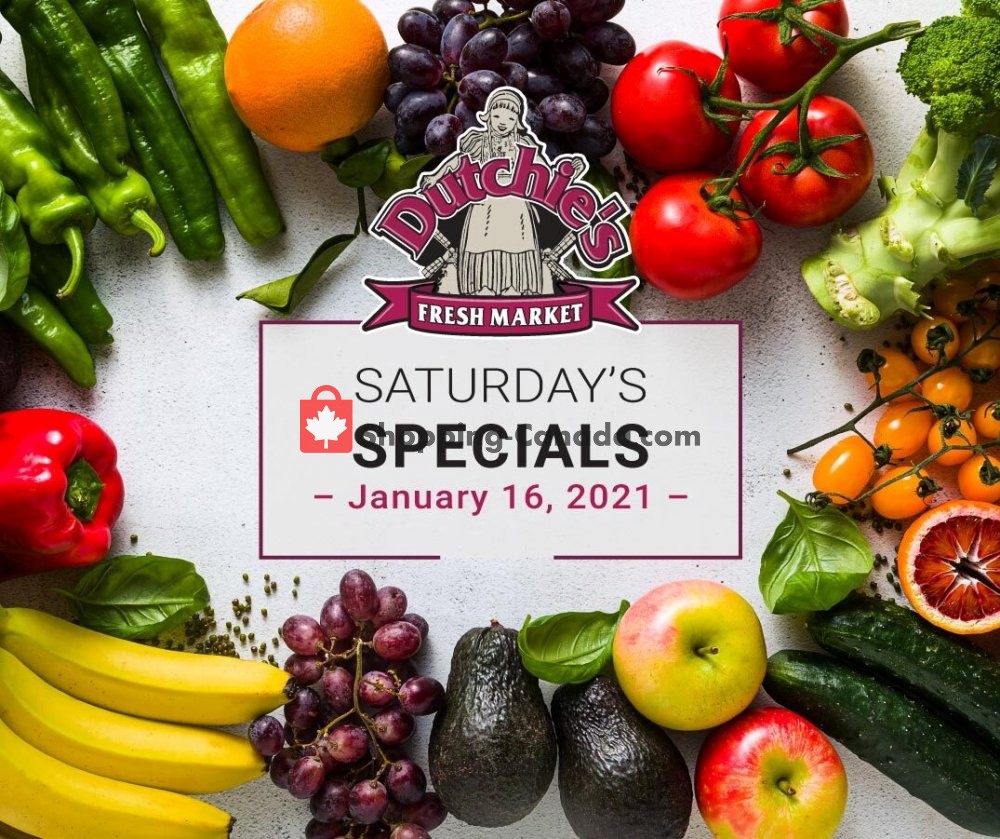 Dutchie's Fresh Market flyer from Saturday January 16, 2021 to Saturday January 16, 2021 - page 1