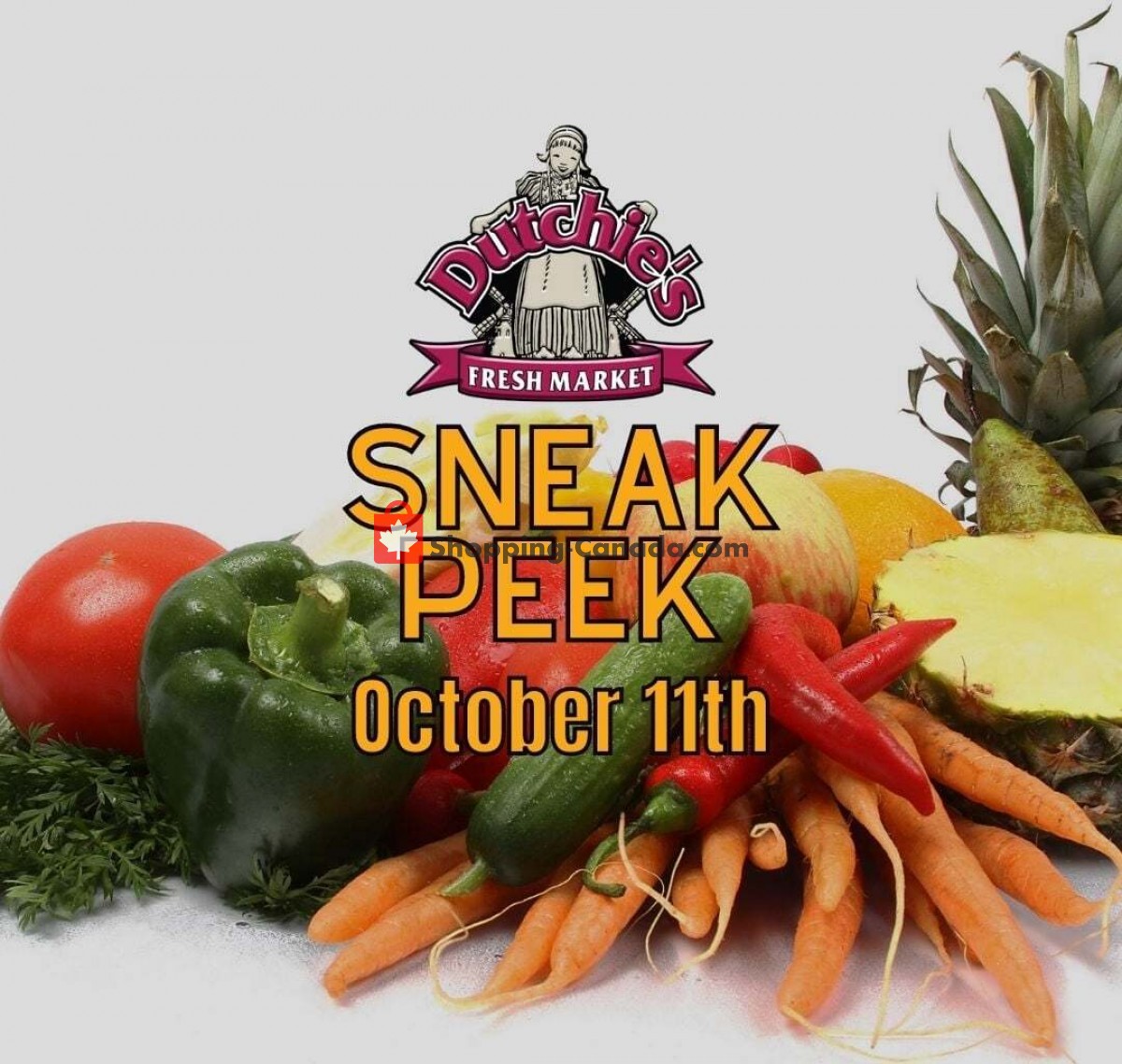 Dutchie's Fresh Market flyer from Monday October 11, 2021 to Monday October 11, 2021 - page 1