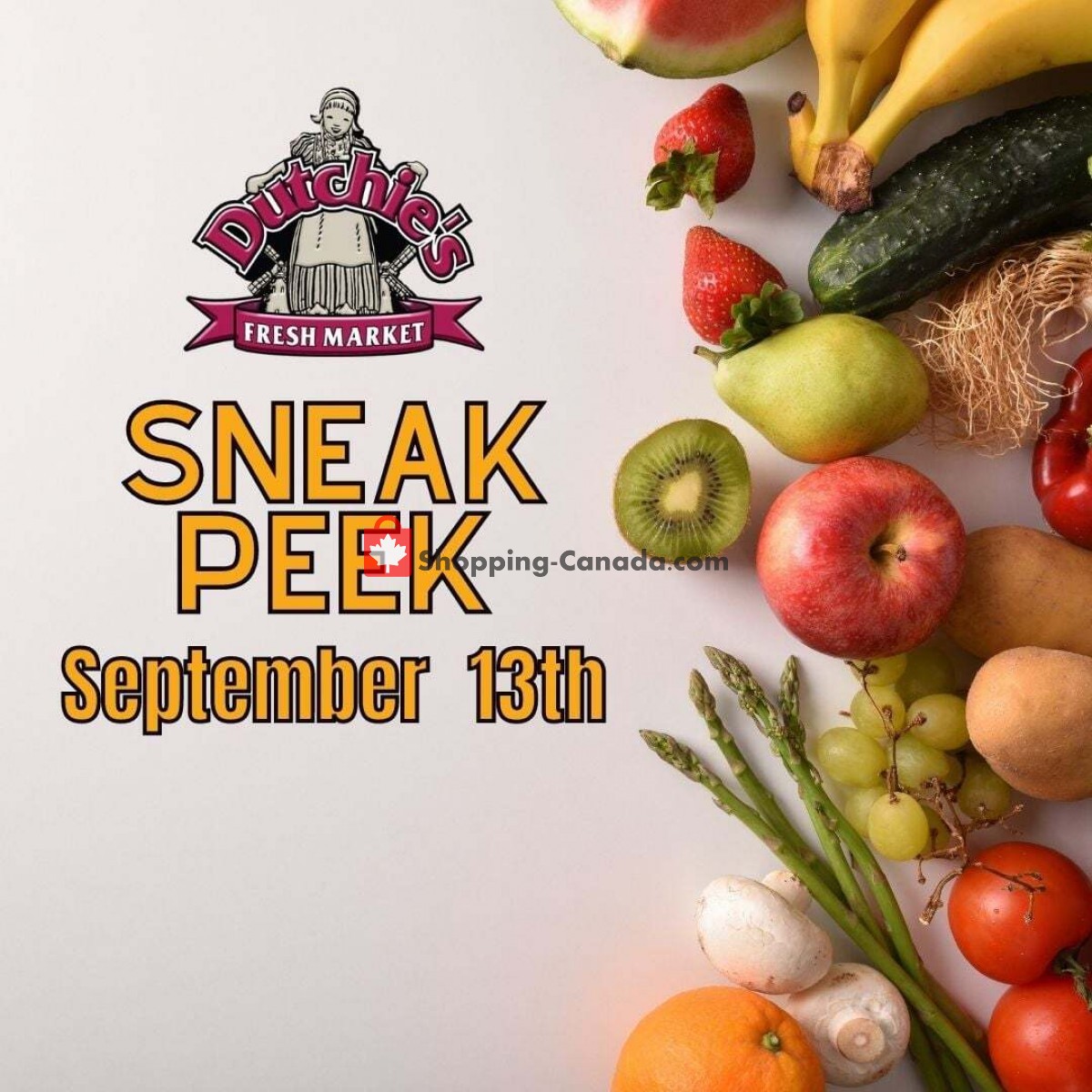Dutchie's Fresh Market flyer from Monday September 13, 2021 to Monday September 13, 2021 - page 1