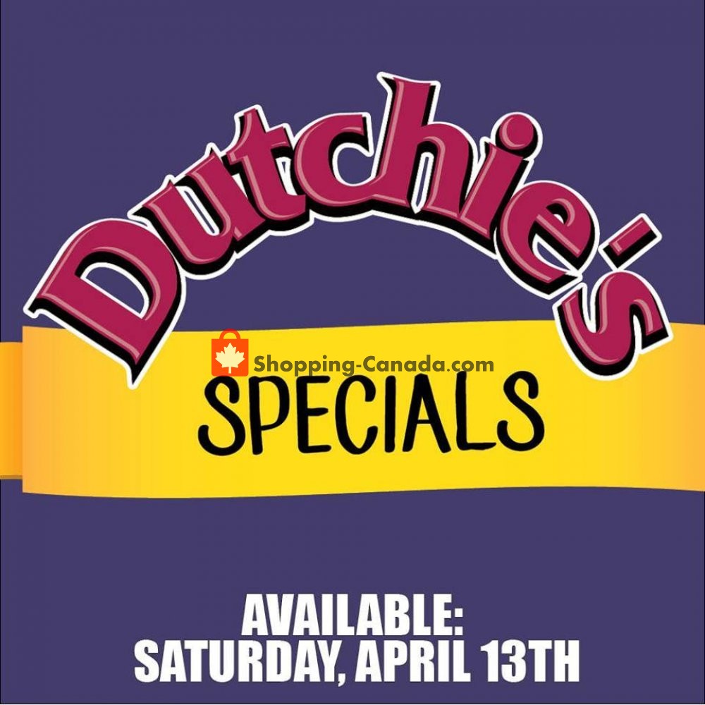 Dutchie's Fresh Market flyer from Saturday April 13, 2019 to Saturday April 13, 2019 - page 1