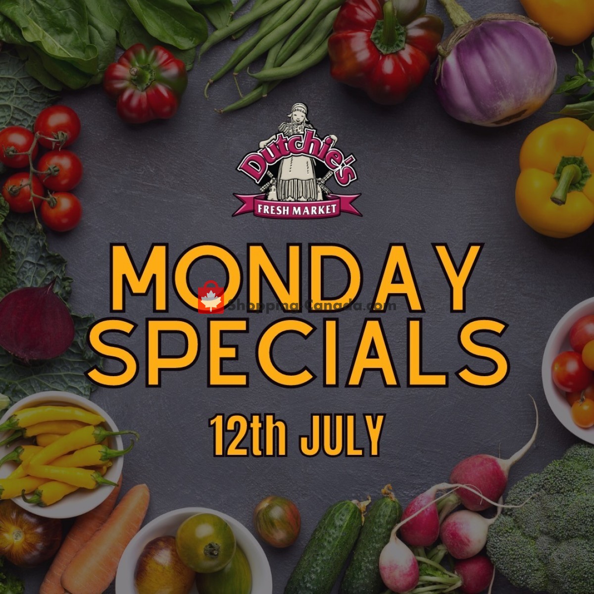 Dutchie's Fresh Market flyer from Monday July 12, 2021 to Monday July 12, 2021 - page 1