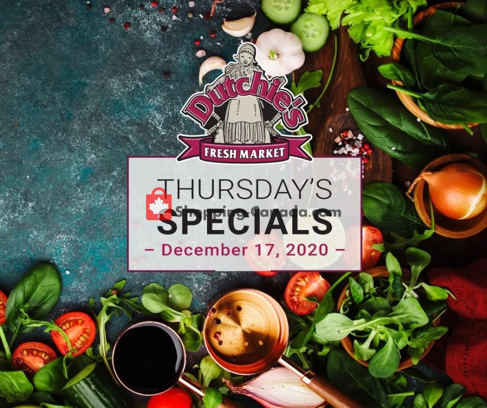 Dutchie's Fresh Market flyer from Thursday December 17, 2020 to Thursday December 17, 2020 - page 1
