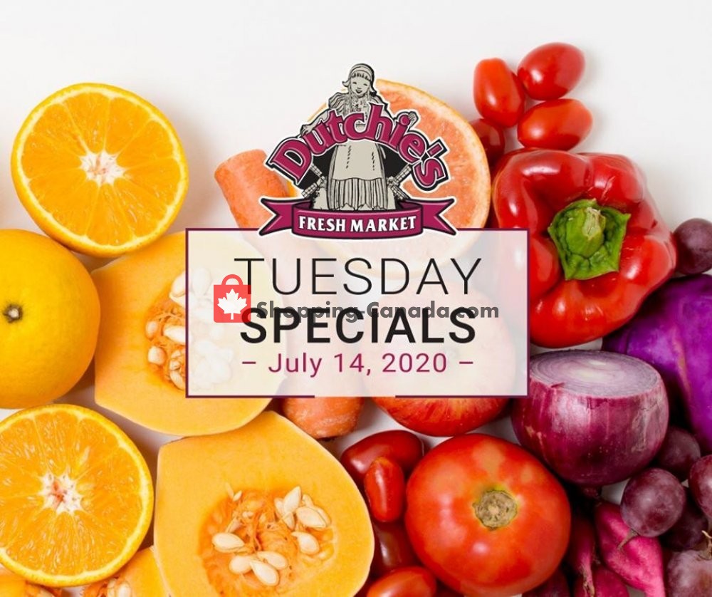 Dutchie's Fresh Market flyer from Tuesday July 14, 2020 to Tuesday July 14, 2020 - page 1