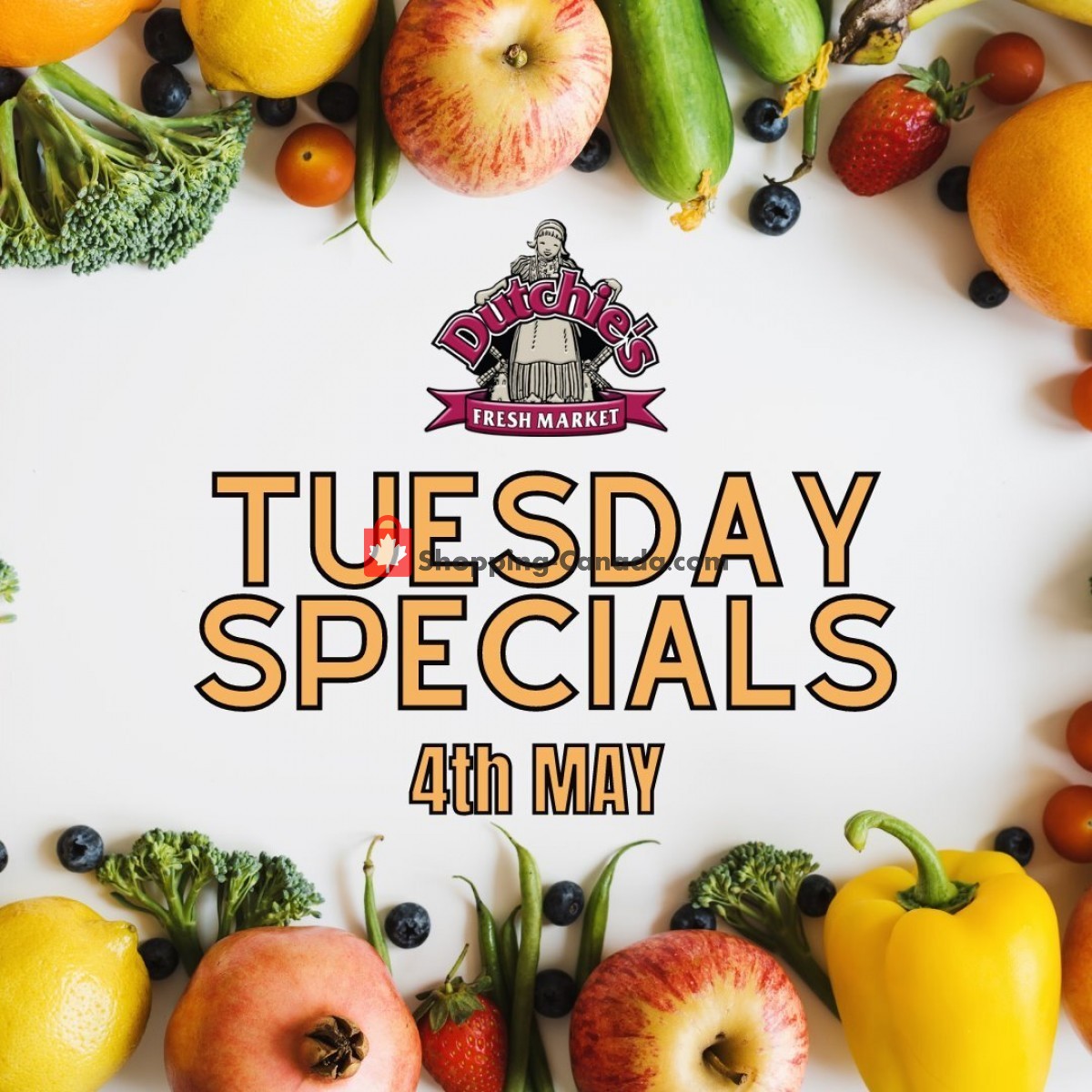 Dutchie's Fresh Market flyer from Tuesday May 4, 2021 to Tuesday May 4, 2021 - page 1
