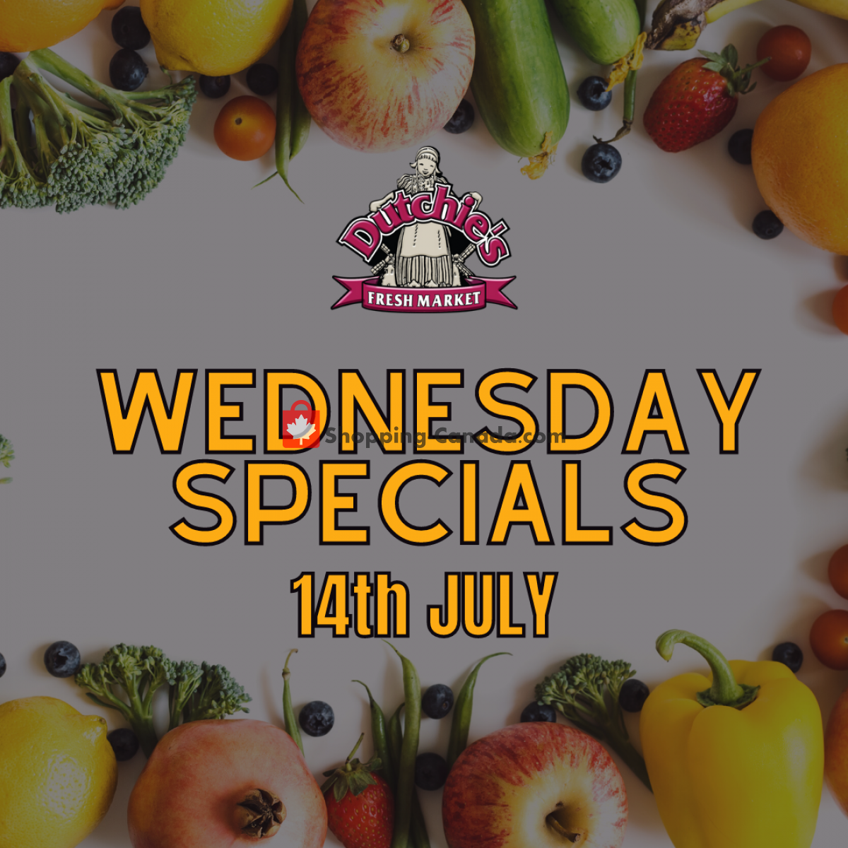 Dutchie's Fresh Market flyer from Wednesday July 14, 2021 to Wednesday July 14, 2021 - page 1