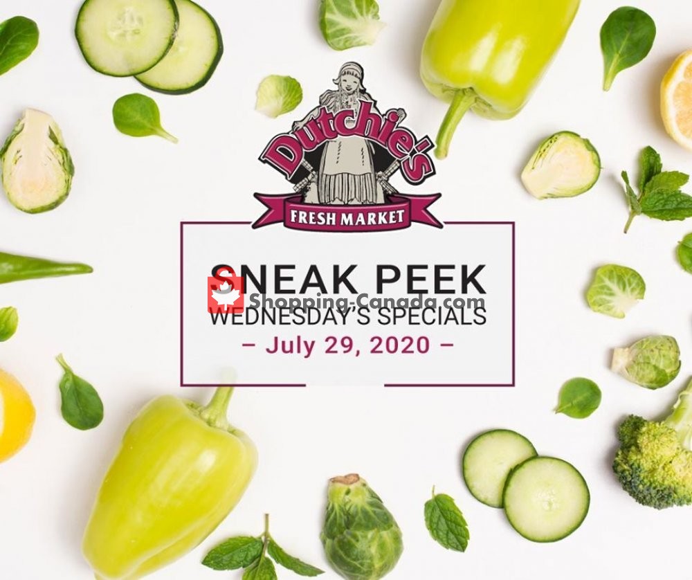 Dutchie's Fresh Market flyer from Wednesday July 29, 2020 to Wednesday July 29, 2020 - page 1