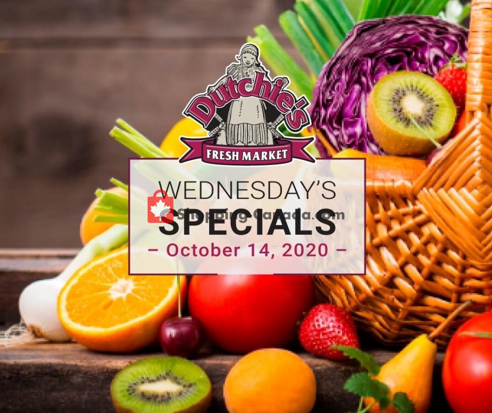 Dutchie's Fresh Market flyer from Wednesday October 14, 2020 to Wednesday October 14, 2020 - page 1