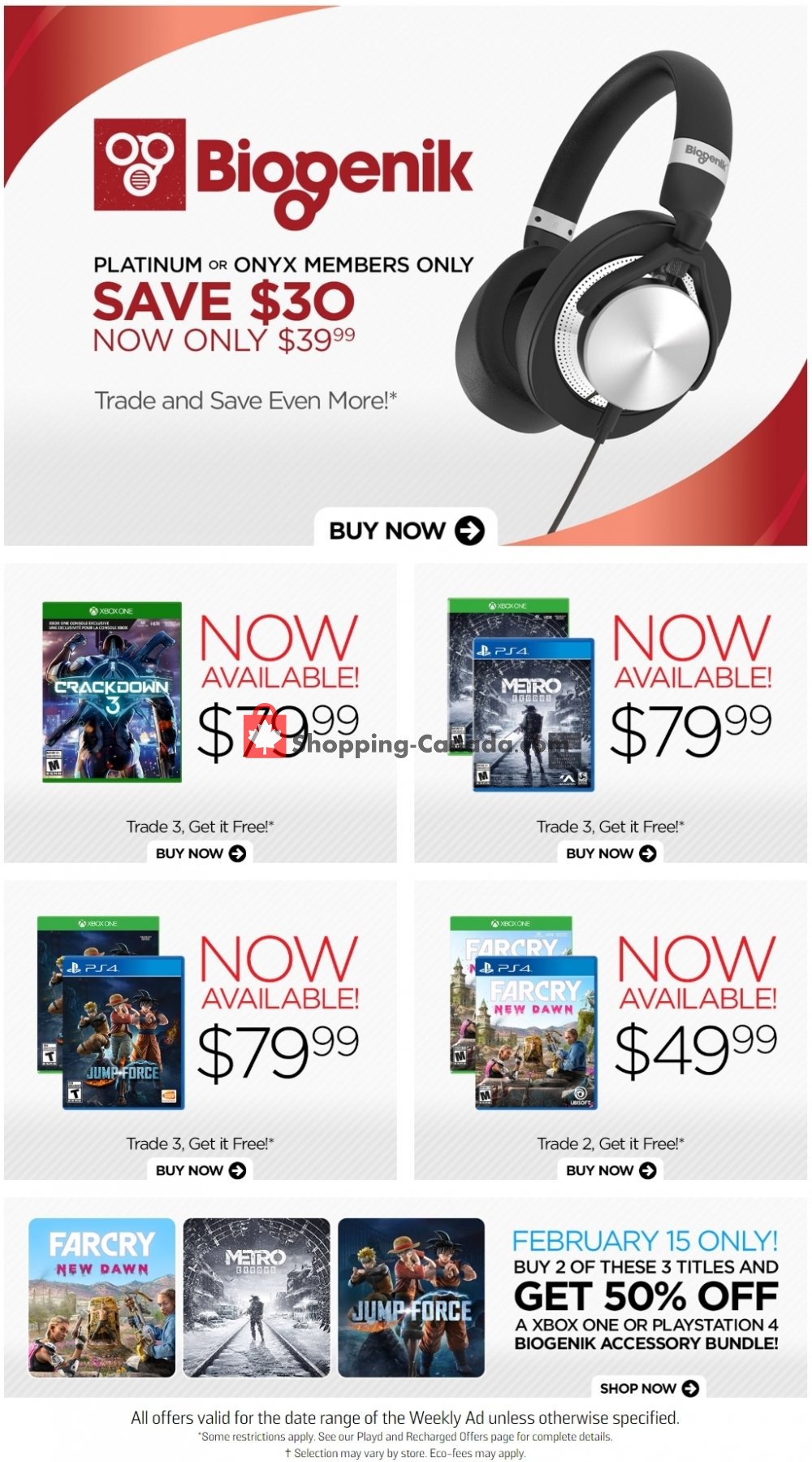EB Games flyer from Friday February 15, 2019 to Thursday February 21, 2019 - page 2
