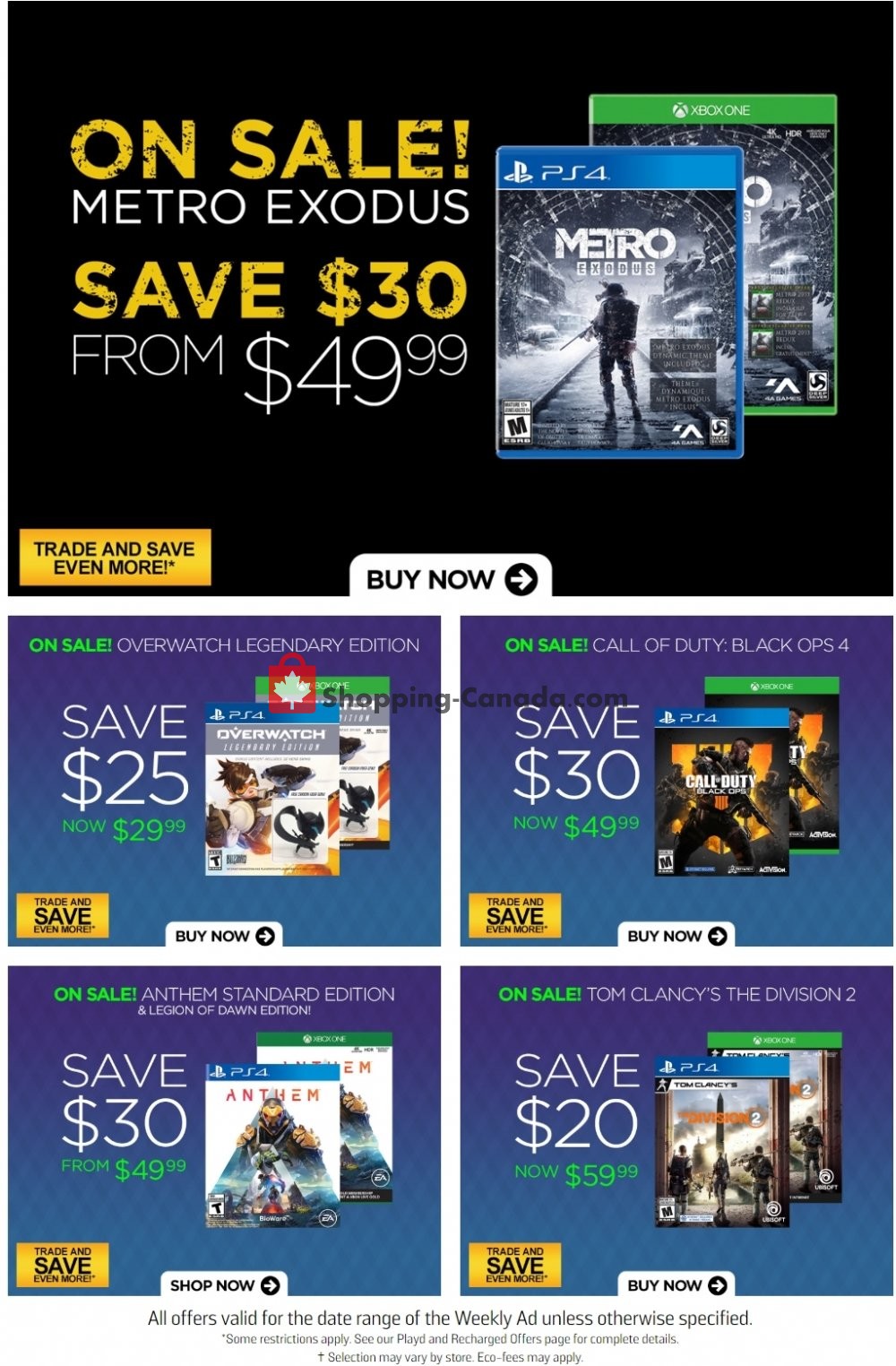 EB Games flyer from Friday April 12, 2019 to Thursday April 18, 2019 - page 2