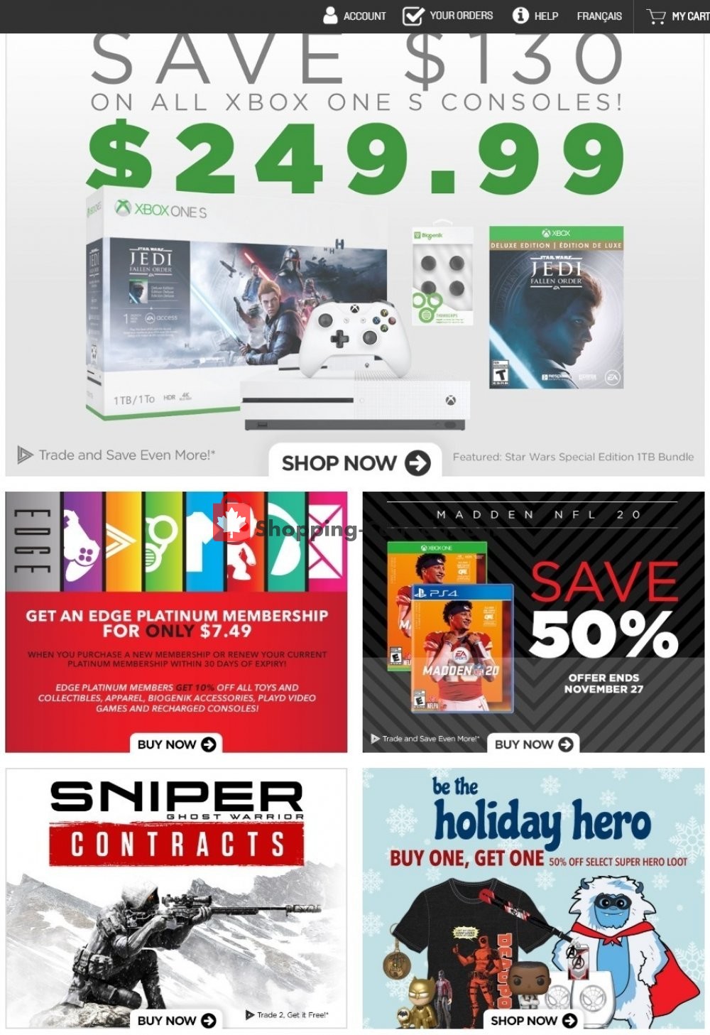 EB Games flyer from Friday November 22, 2019 to Thursday November 28, 2019 - page 2