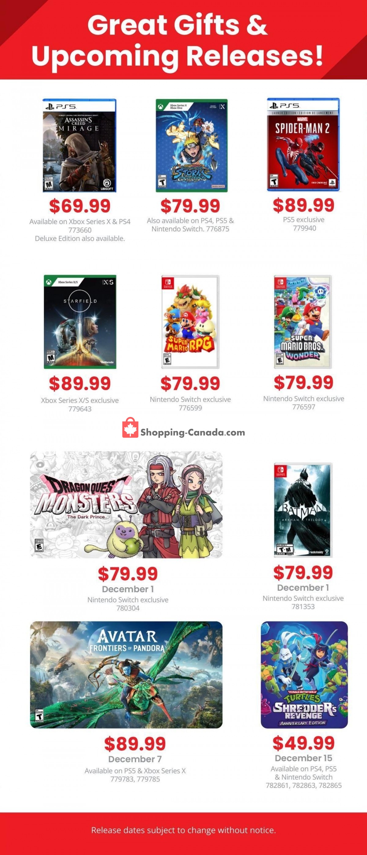 EB Games flyer from Monday November 27, 2023 to Sunday December 31, 2023 - page 2