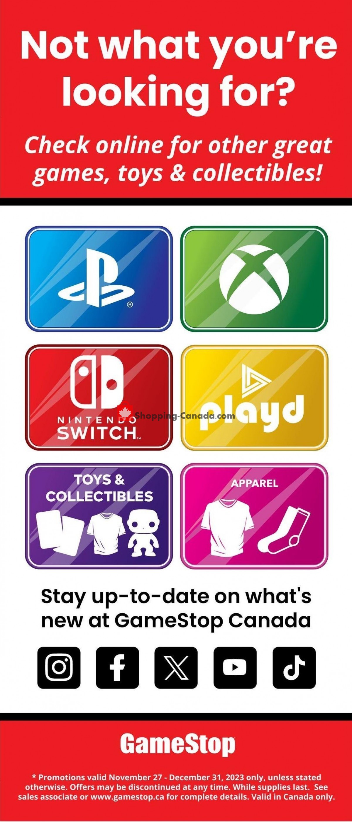 EB Games flyer from Monday November 27, 2023 to Sunday December 31, 2023 - page 9