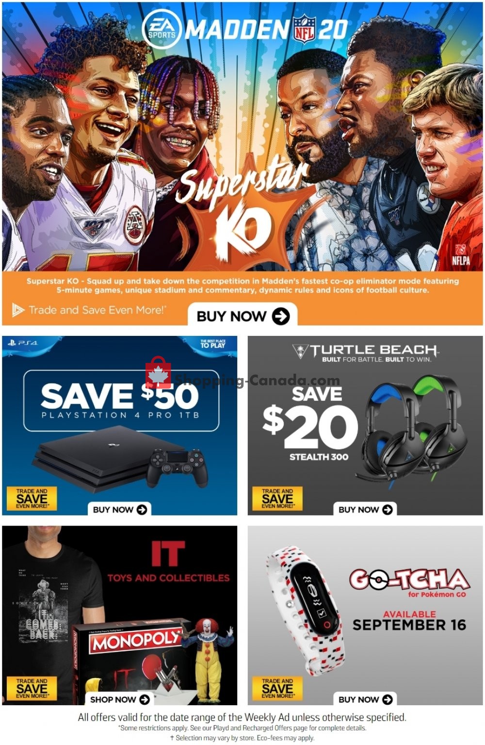 EB Games flyer from Friday September 6, 2019 to Thursday September 12, 2019 - page 2