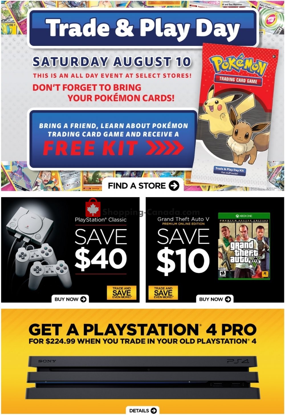 EB Games flyer from Friday August 9, 2019 to Thursday August 15, 2019 - page 1
