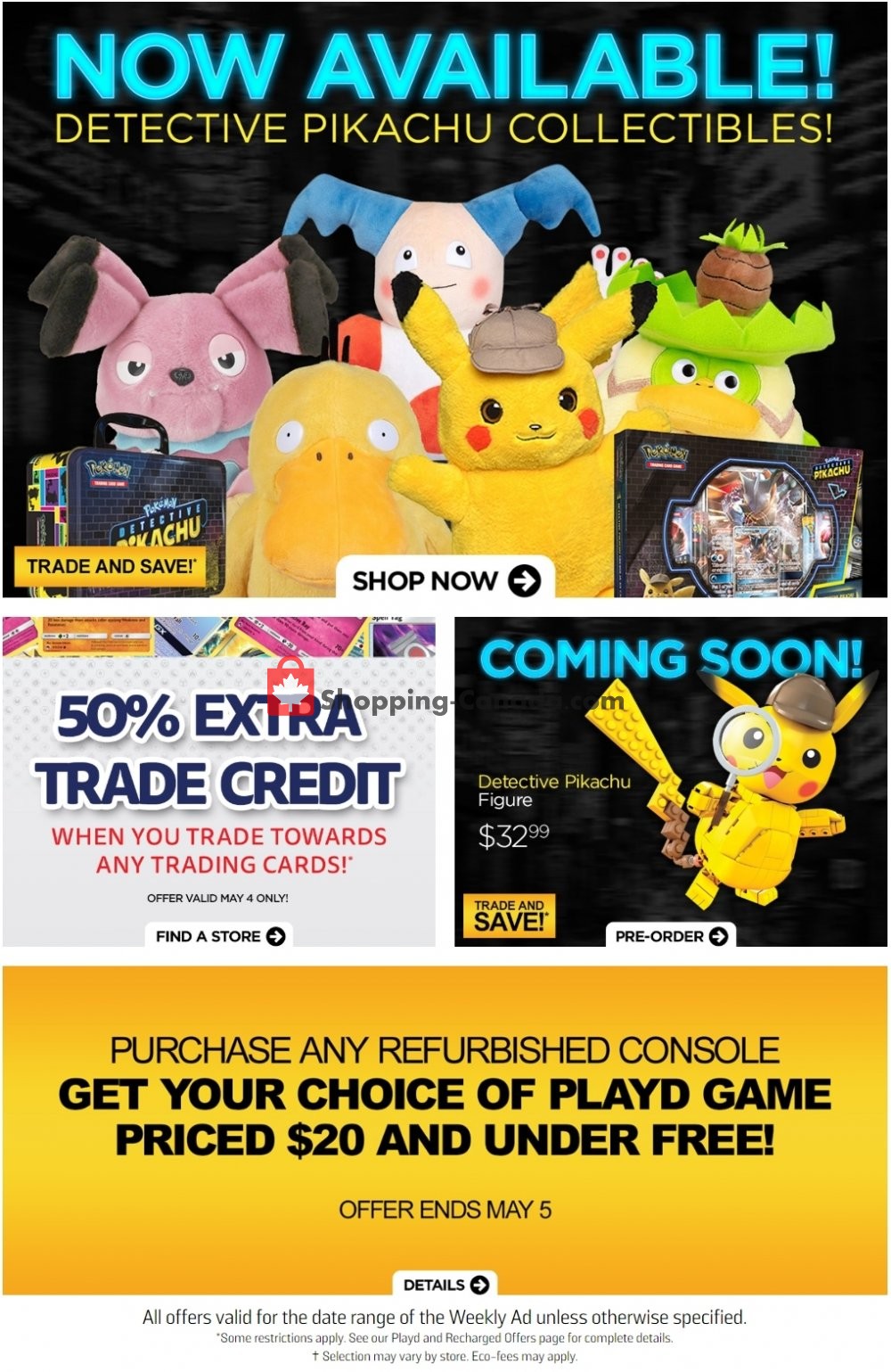 EB Games flyer from Friday May 3, 2019 to Thursday May 9, 2019 - page 1