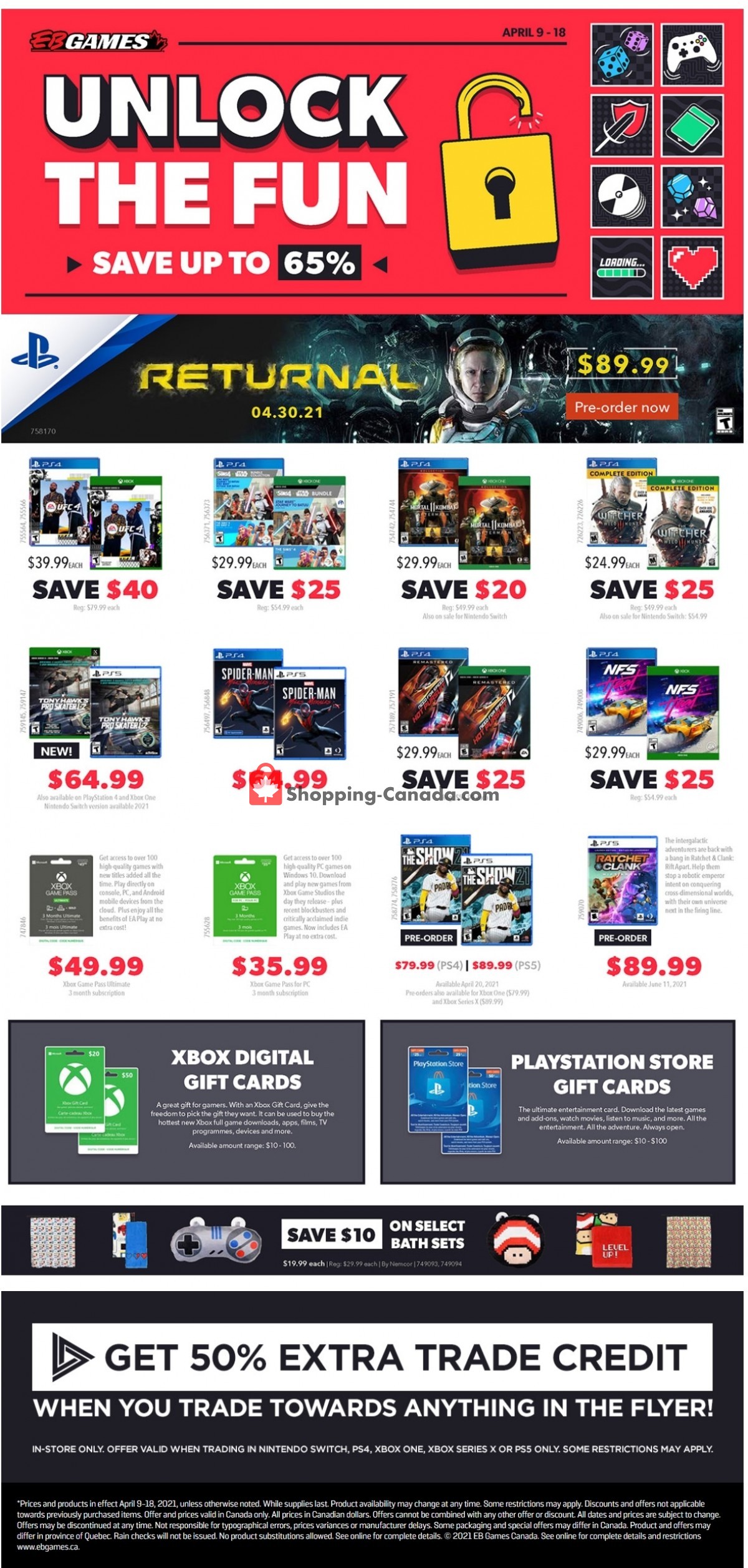 EB Games flyer from Friday April 9, 2021 to Sunday April 18, 2021 - page 2