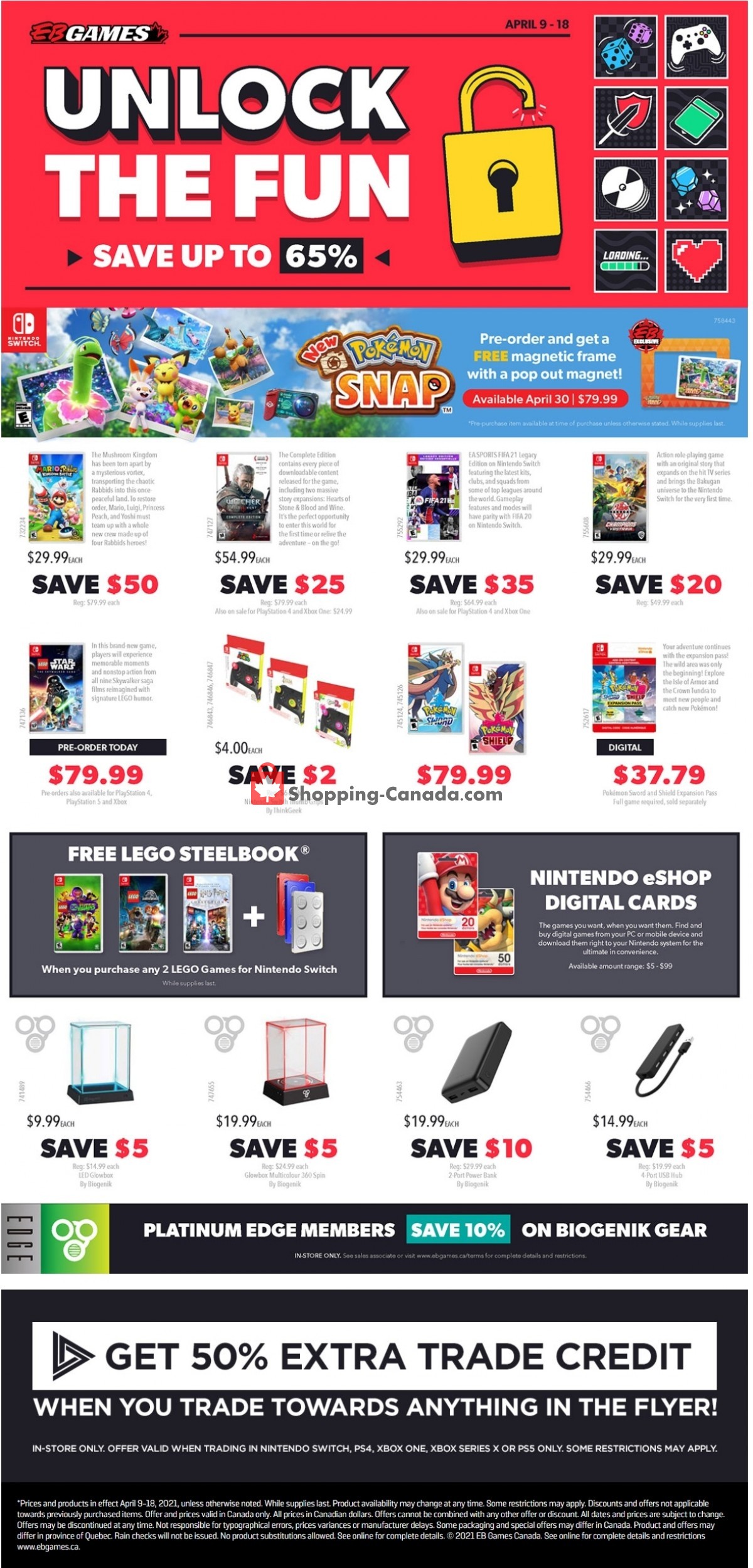EB Games flyer from Friday April 9, 2021 to Sunday April 18, 2021 - page 3