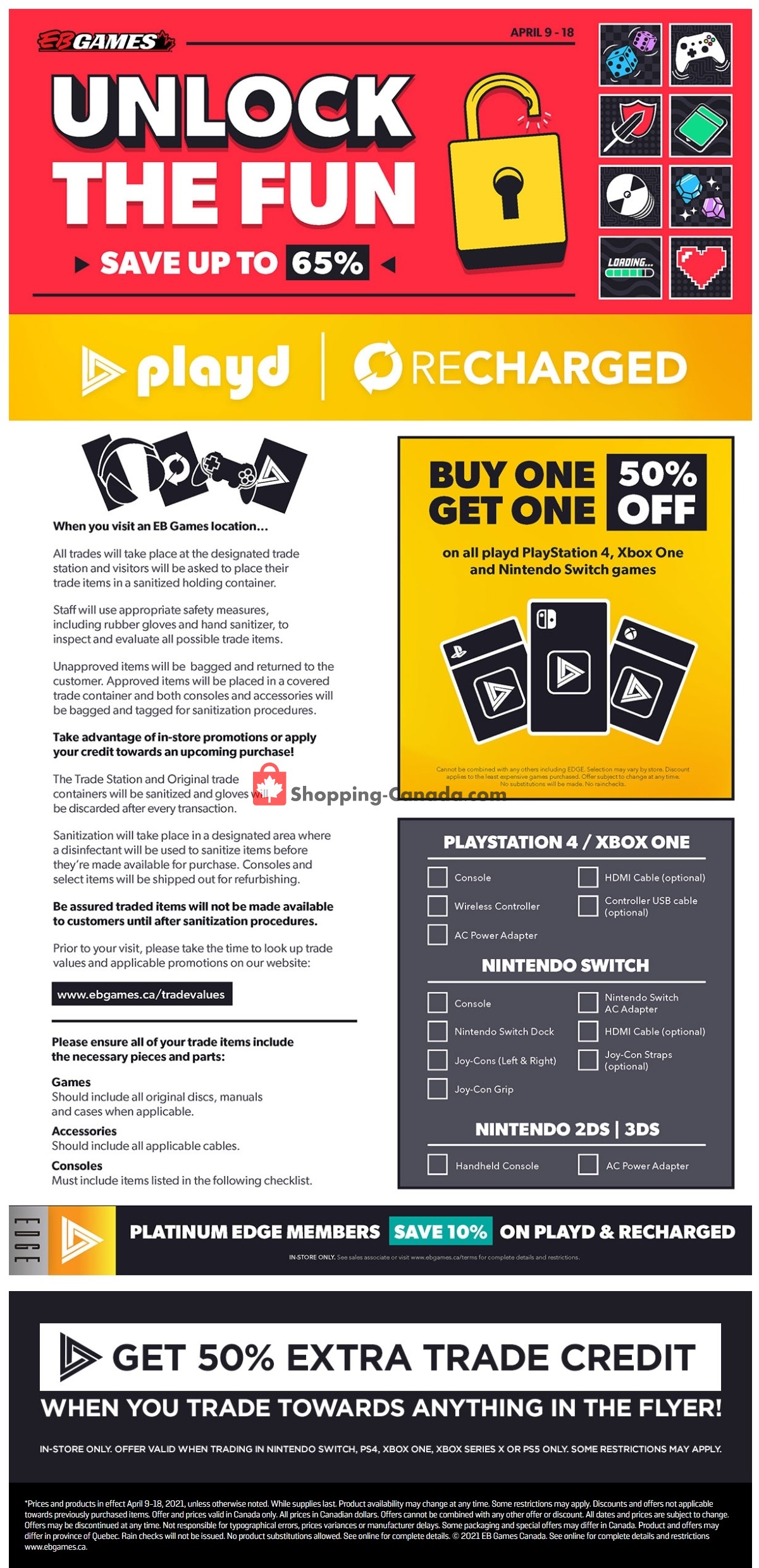 EB Games flyer from Friday April 9, 2021 to Sunday April 18, 2021 - page 5