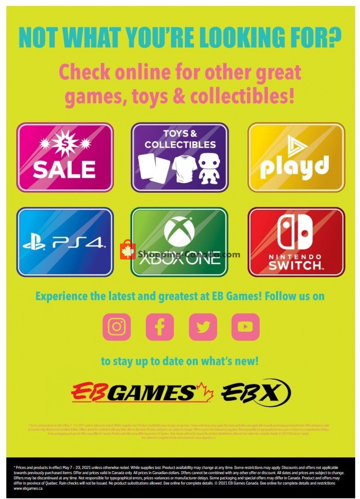 EB Games flyer from Friday May 7, 2021 to Sunday May 23, 2021 - page 11