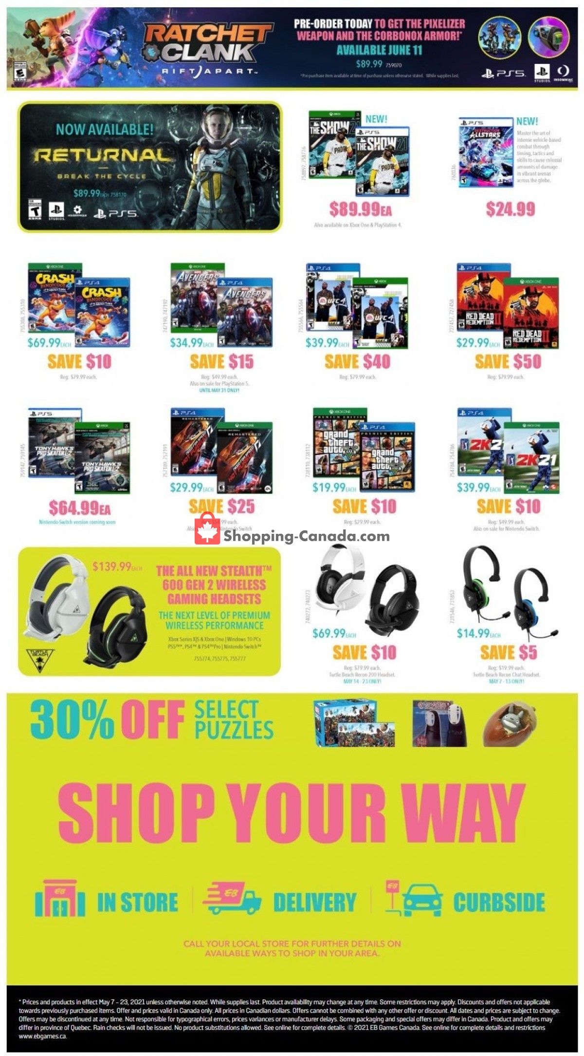 EB Games flyer from Friday May 7, 2021 to Sunday May 23, 2021 - page 4