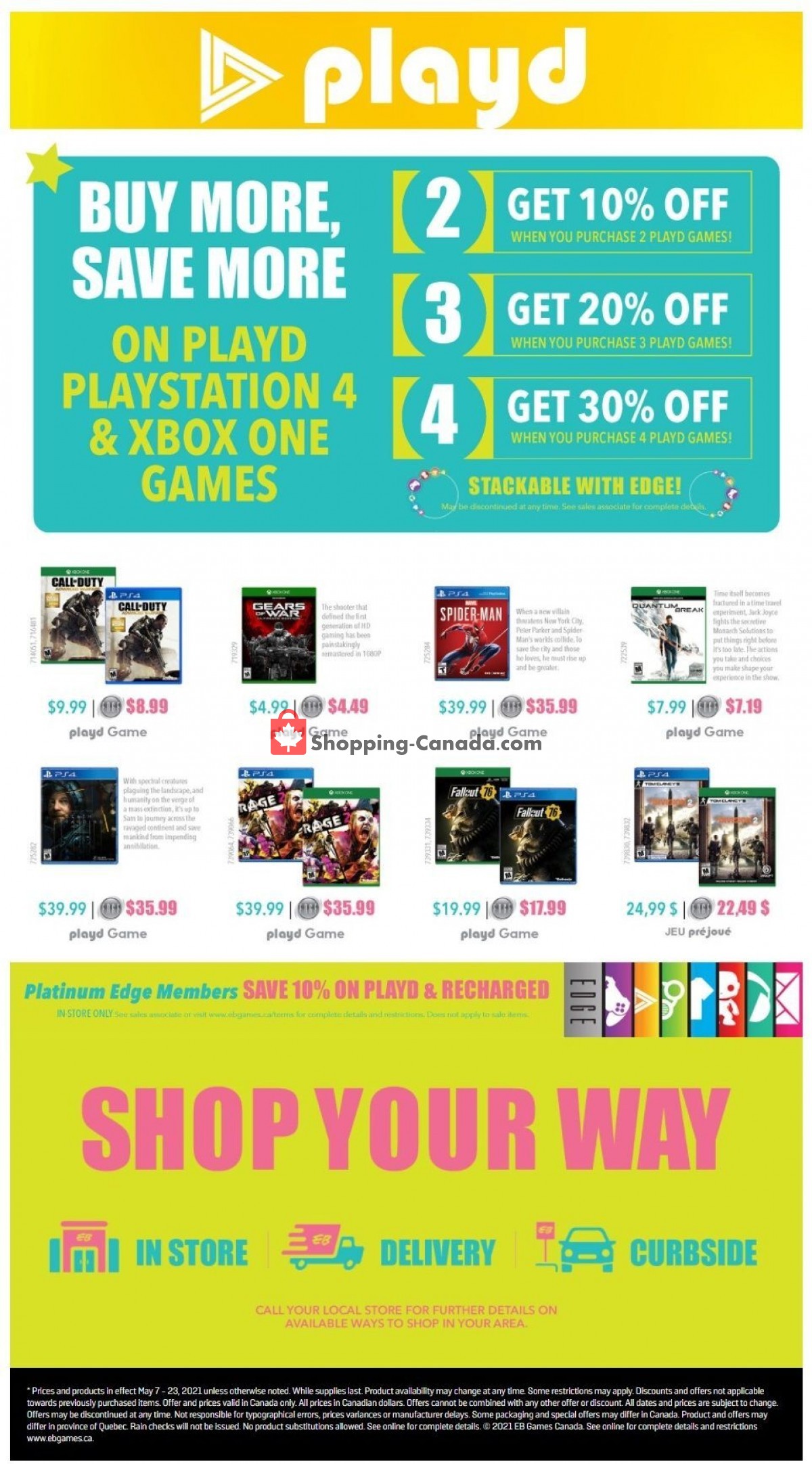 EB Games flyer from Friday May 7, 2021 to Sunday May 23, 2021 - page 9