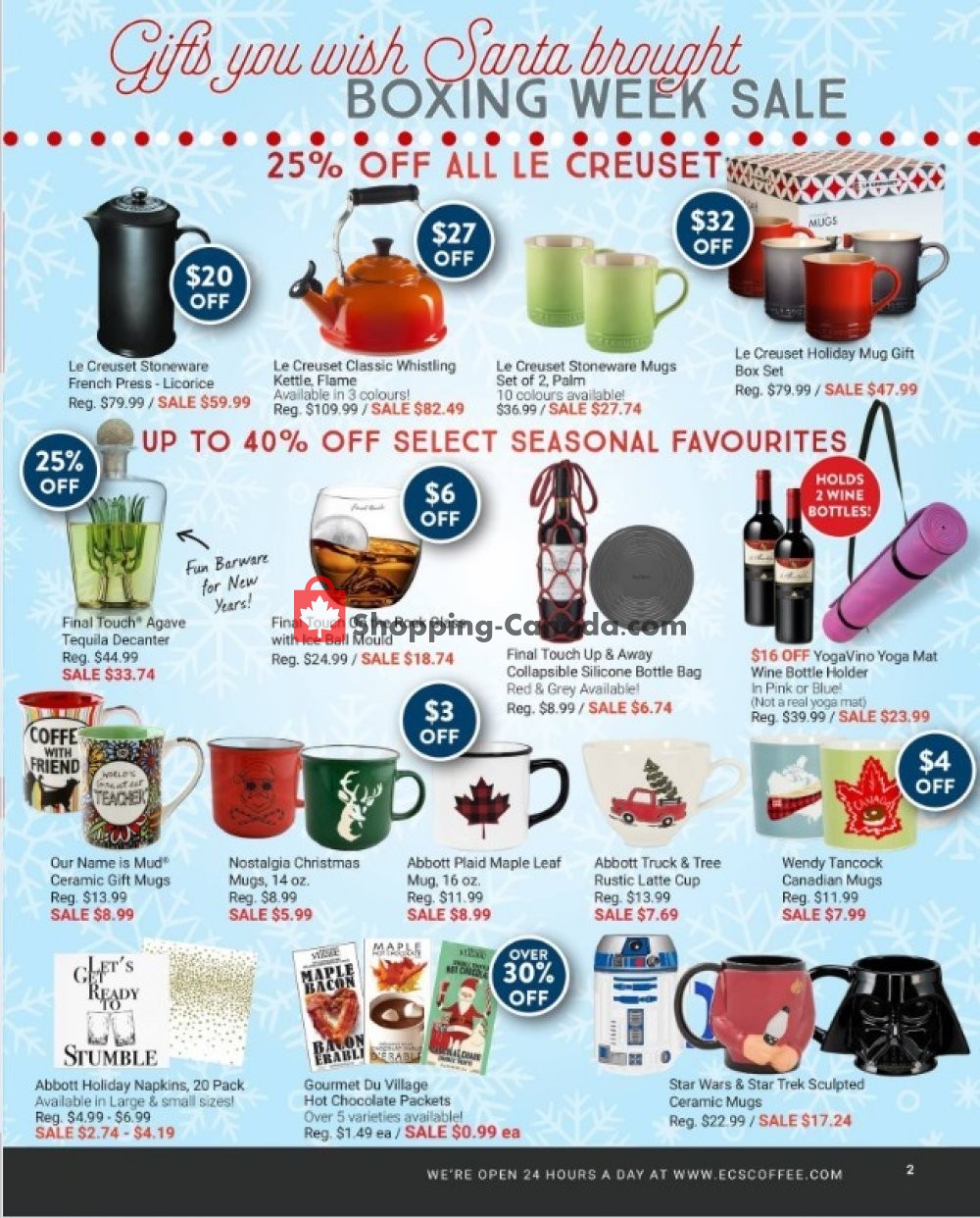 ECS Coffee flyer from Monday December 24, 2018 to Monday December 31, 2018 - page 2