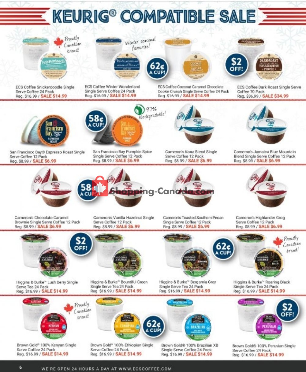 ECS Coffee flyer from Monday December 24, 2018 to Monday December 31, 2018 - page 6