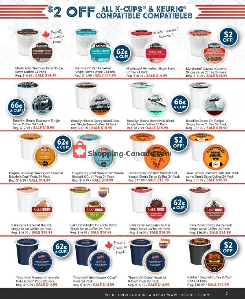 ECS Coffee flyer from Monday December 24, 2018 to Monday December 31, 2018 - page 7