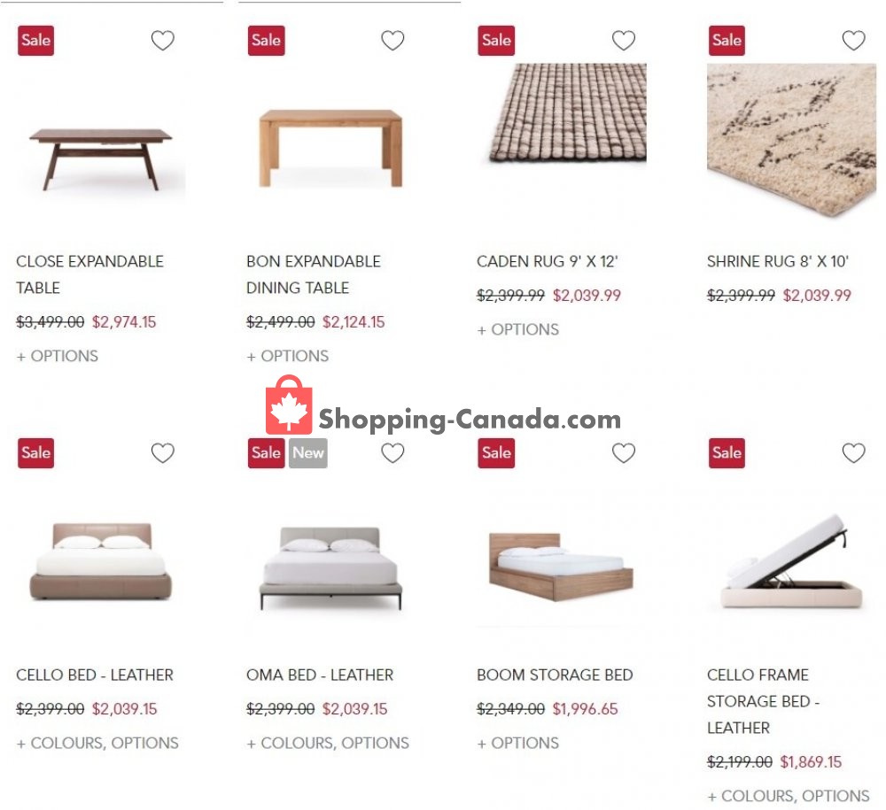 EQ3 Furniture & Accents Canada, flyer (Hot Deals) October 14