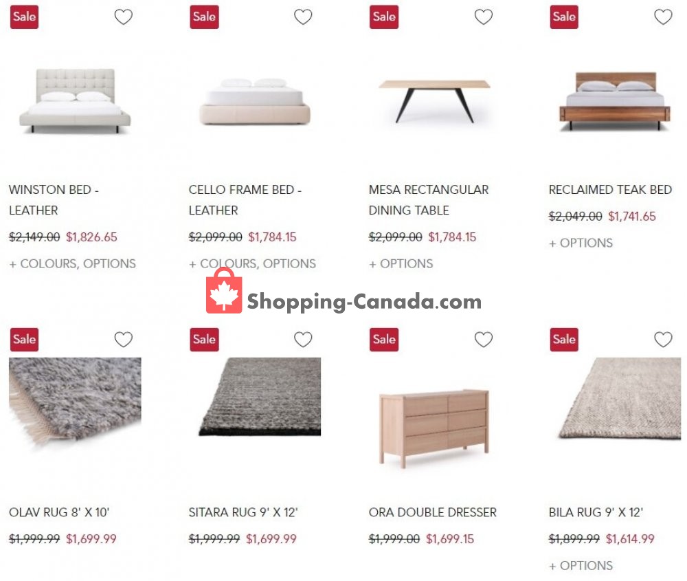 EQ3 Furniture & Accents Canada, flyer (Hot Deals) October 14