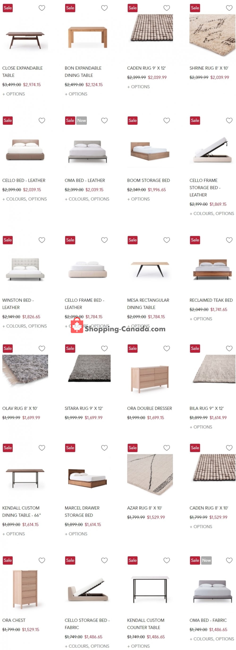 EQ3 Furniture & Accents Canada, flyer (Hot Deals) October 7