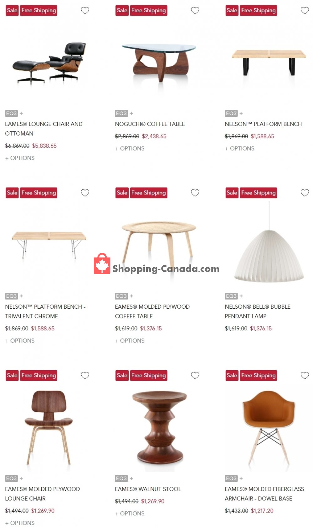 EQ3 Furniture & Accents Canada, flyer (Special Offer) August 12