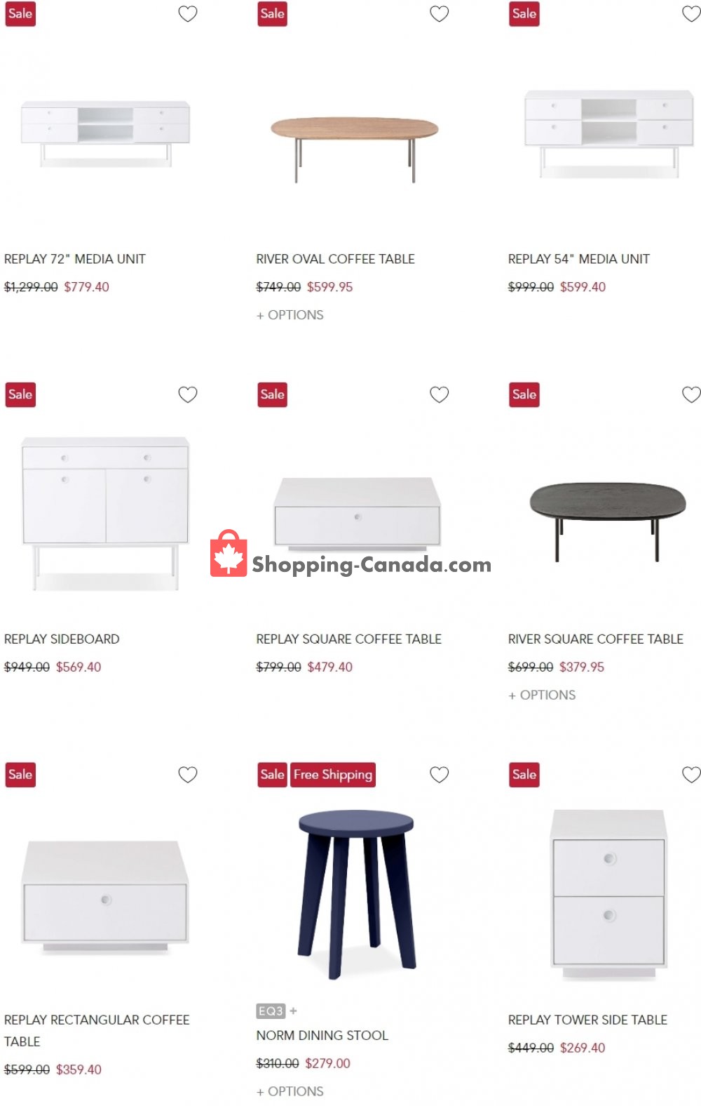 EQ3 Furniture & Accents Canada, flyer (Special Offer) July 8 July