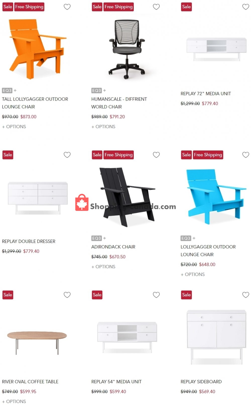 EQ3 Furniture & Accents Canada, flyer (Special Offer) July 8 July