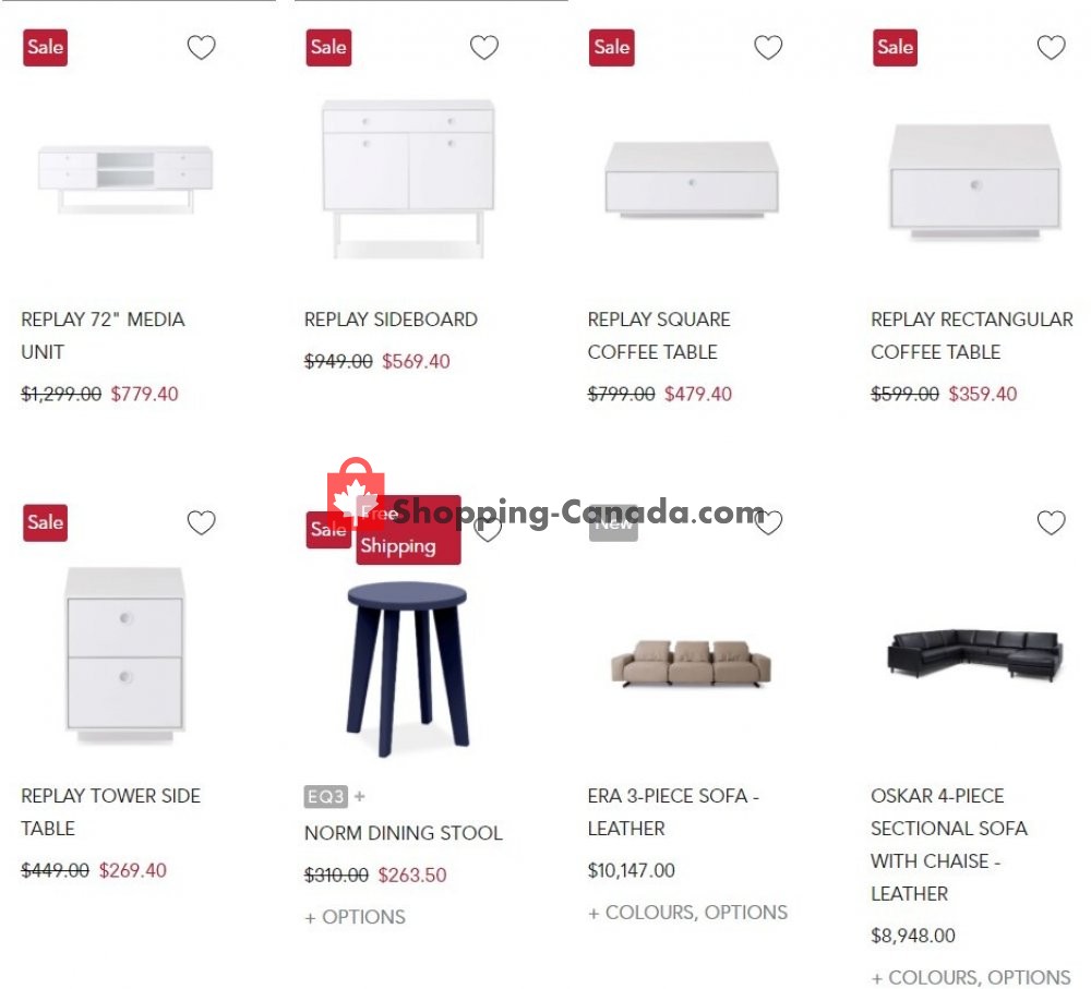 EQ3 Furniture & Accents Canada, flyer (Special Offer) September 16