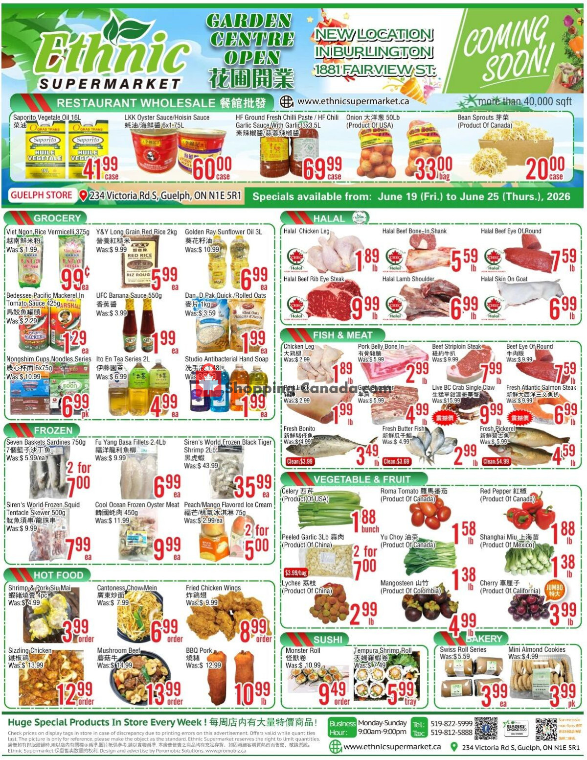 Ethnic Supermarket flyer from Friday June 19, 2026 to Thursday June 25, 2026 - page 1
