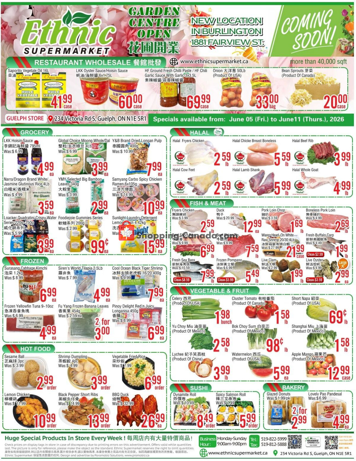 Ethnic Supermarket flyer from Friday June 5, 2026 to Thursday June 11, 2026 - page 1
