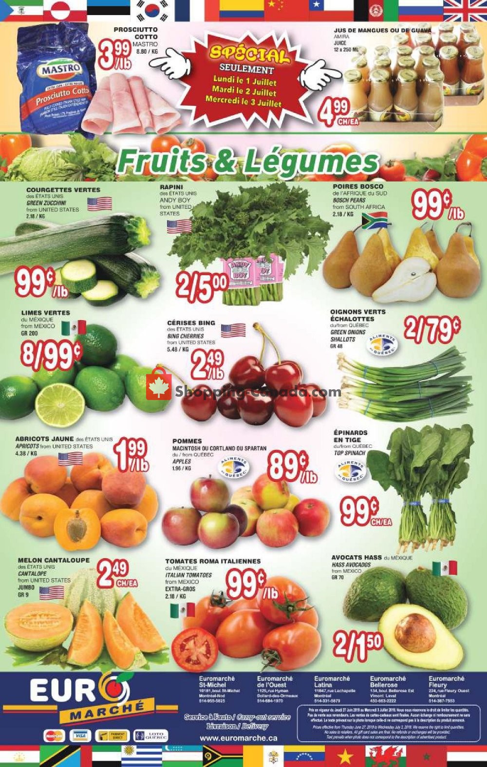 Euro Marché flyer from Thursday June 27, 2019 to Wednesday July 3, 2019 - page 4