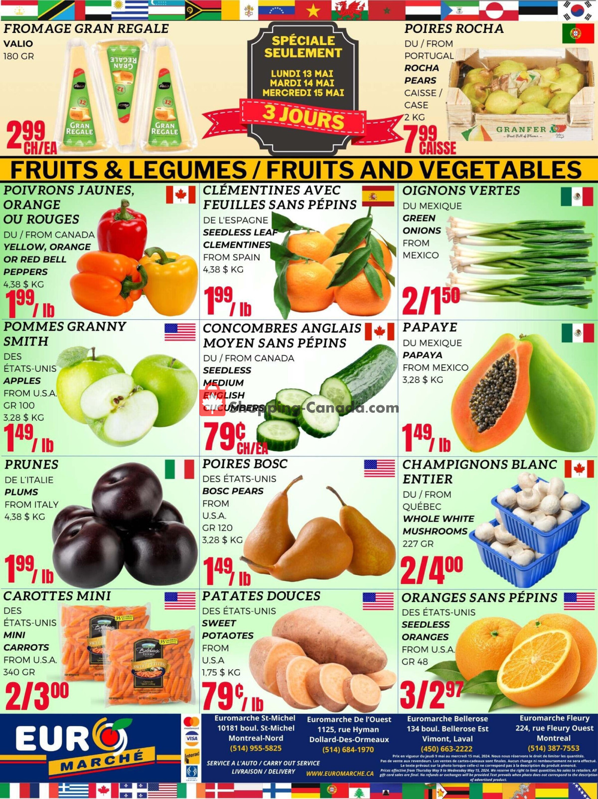 Euro Marché flyer from Thursday May 9, 2024 to Wednesday May 15, 2024 - page 5