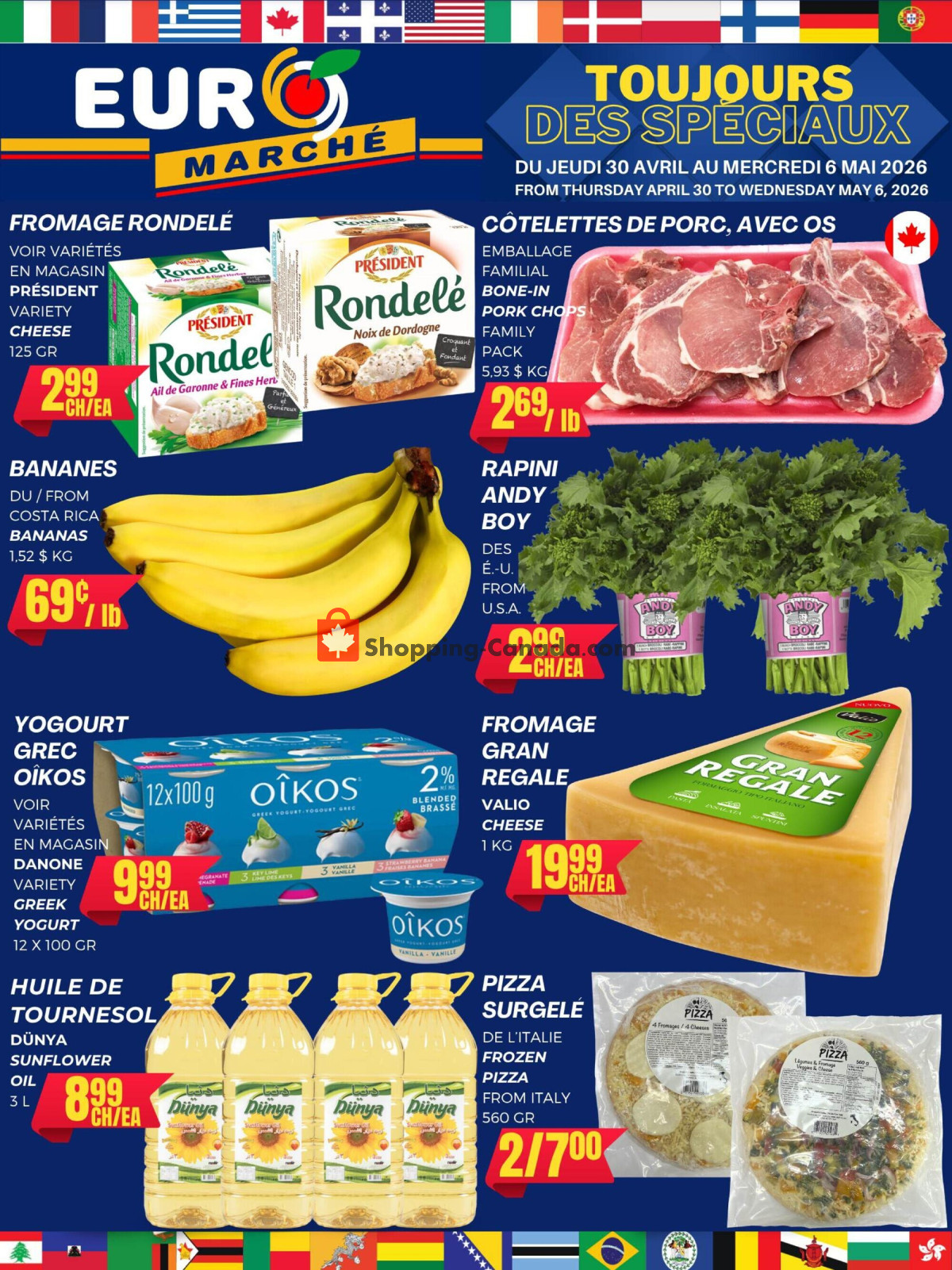 Euro Marché flyer from Thursday April 30, 2026 to Wednesday May 6, 2026 - page 1