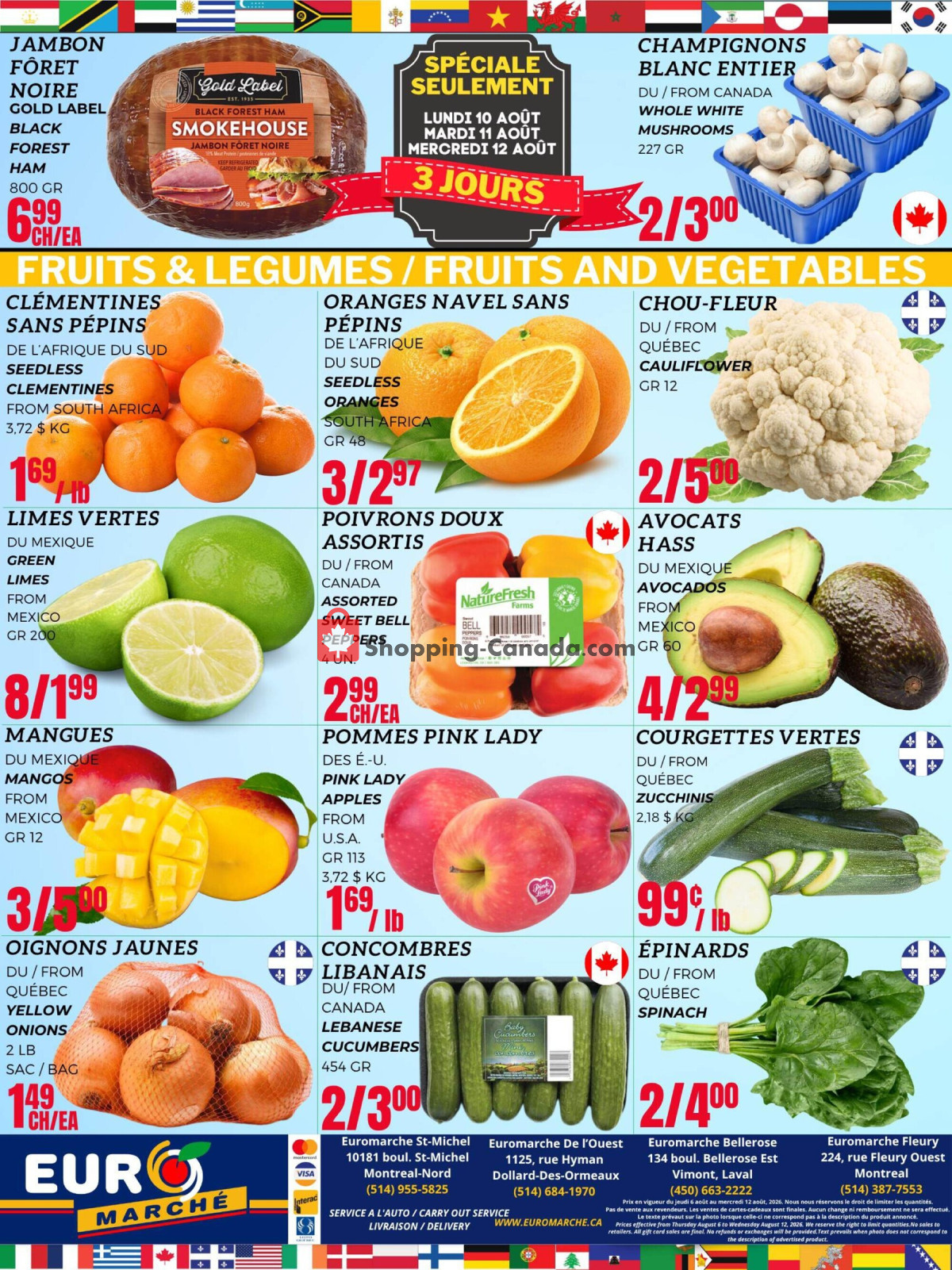 Euro Marché flyer from Wednesday August 5, 2026 to Wednesday August 12, 2026 - page 5