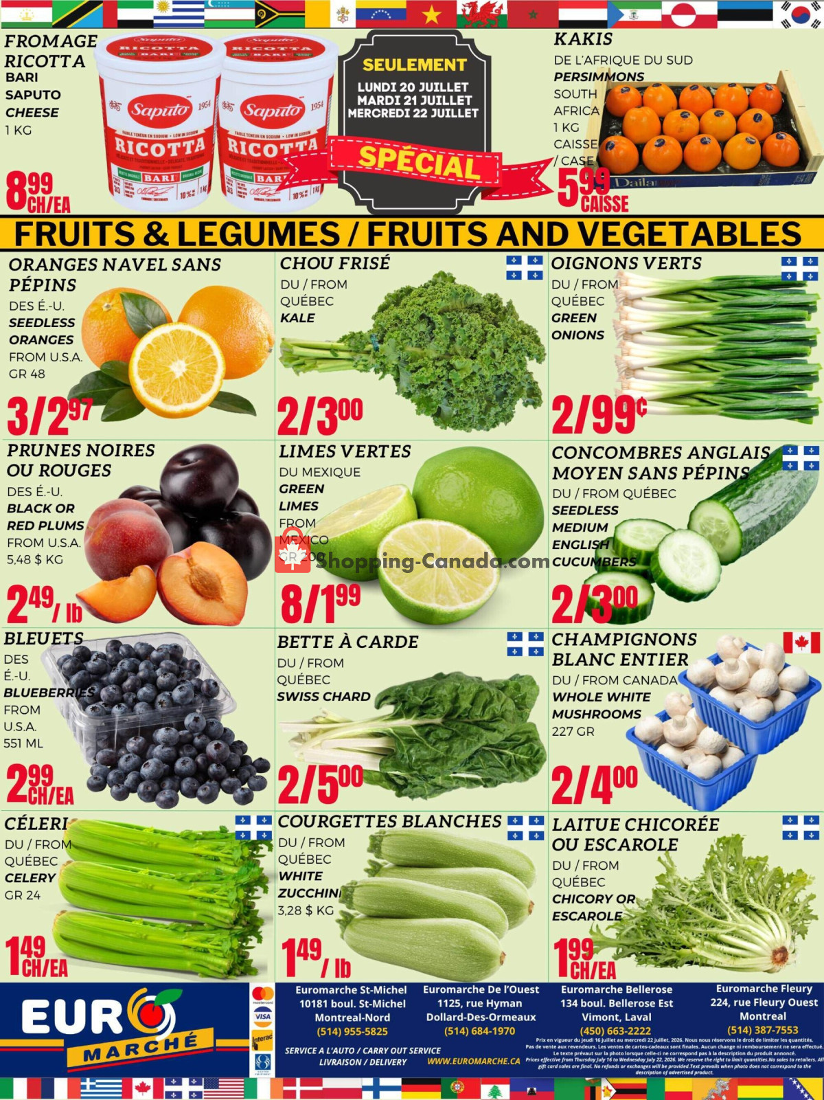 Euro Marché flyer from Thursday July 16, 2026 to Wednesday July 22, 2026 - page 5