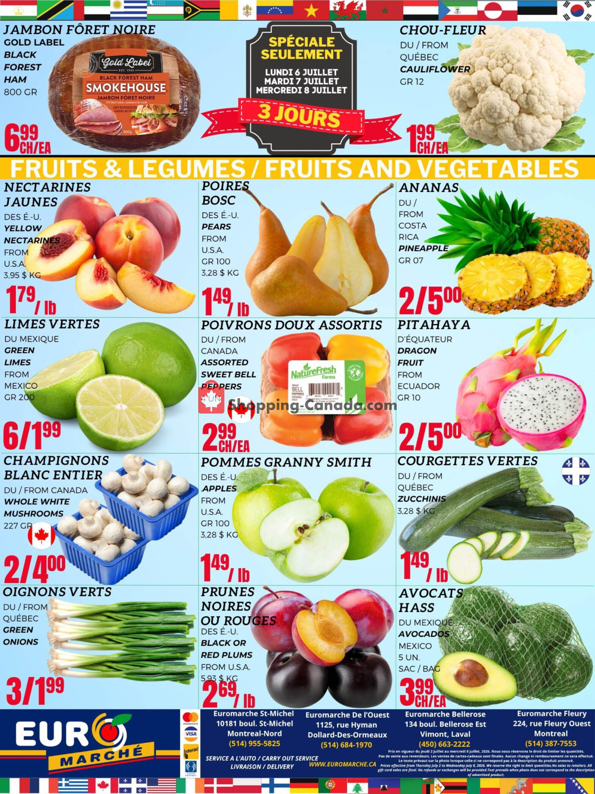 Euro Marché flyer from Thursday July 2, 2026 to Wednesday July 8, 2026 - page 5