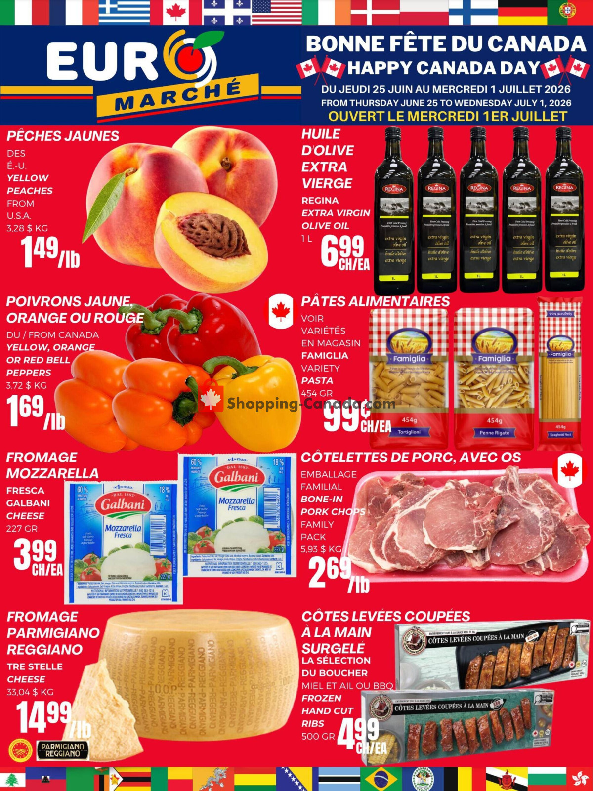 Euro Marché flyer from Thursday June 25, 2026 to Wednesday July 1, 2026 - page 1
