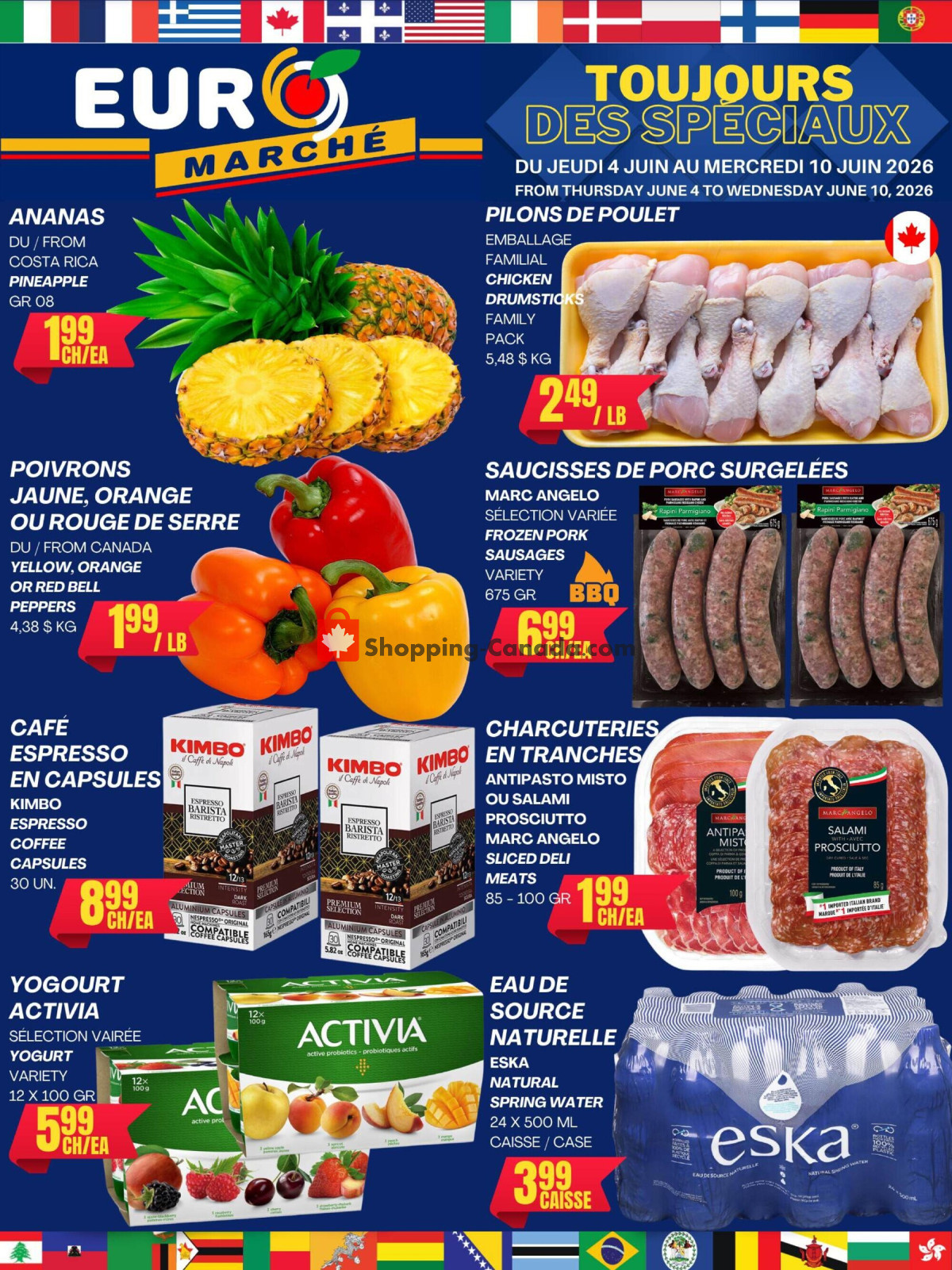 Euro Marché flyer from Thursday June 4, 2026 to Wednesday June 10, 2026 - page 1